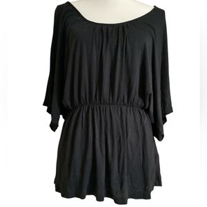 H&M Black Loose Fit Tunic Top